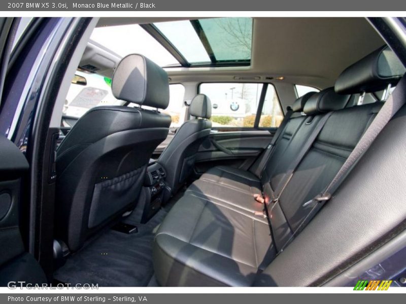 Monaco Blue Metallic / Black 2007 BMW X5 3.0si