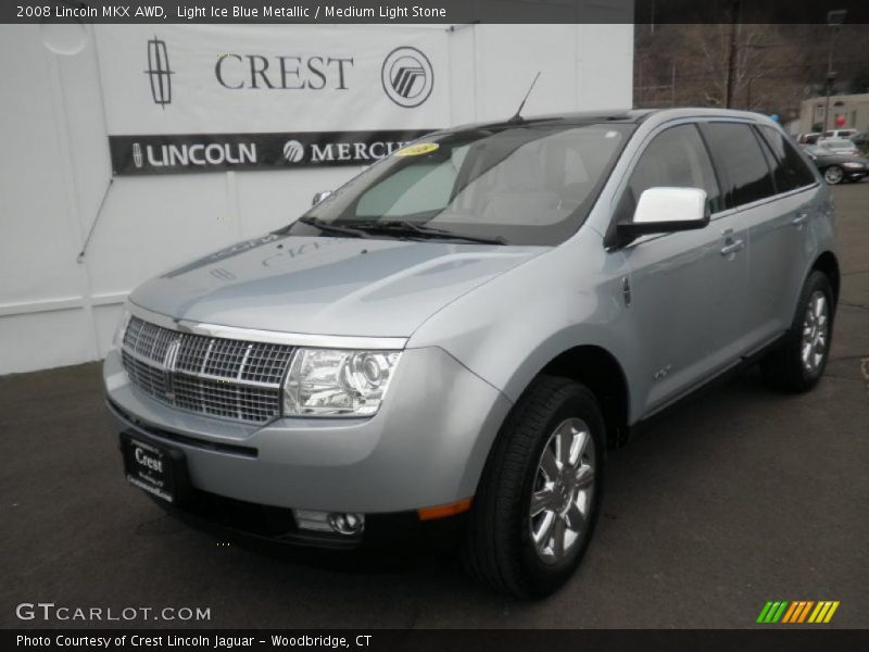 Light Ice Blue Metallic / Medium Light Stone 2008 Lincoln MKX AWD