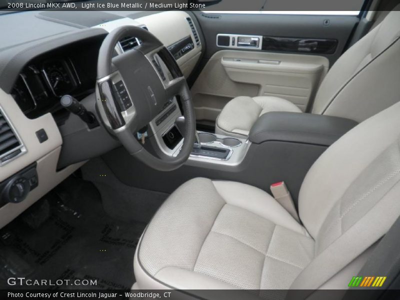 Light Ice Blue Metallic / Medium Light Stone 2008 Lincoln MKX AWD