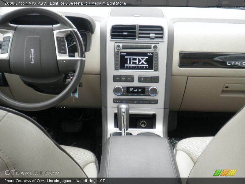 Light Ice Blue Metallic / Medium Light Stone 2008 Lincoln MKX AWD