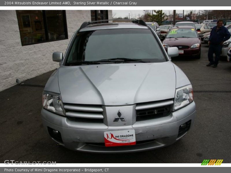 Sterling Silver Metallic / Charcoal Gray 2004 Mitsubishi Endeavor Limited AWD