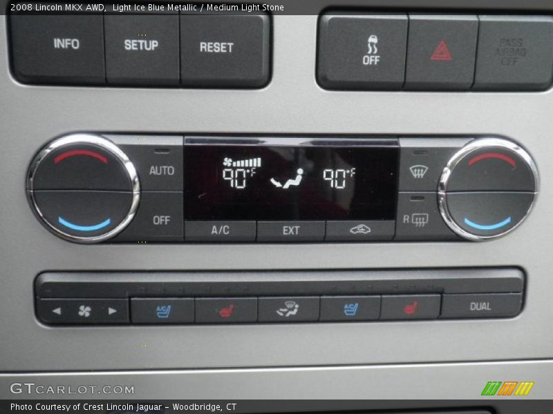 Light Ice Blue Metallic / Medium Light Stone 2008 Lincoln MKX AWD