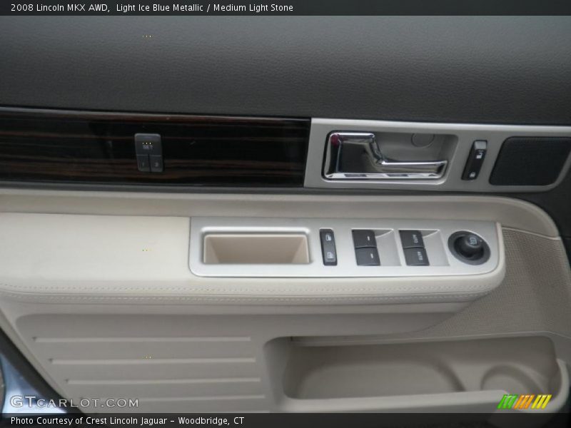 Light Ice Blue Metallic / Medium Light Stone 2008 Lincoln MKX AWD