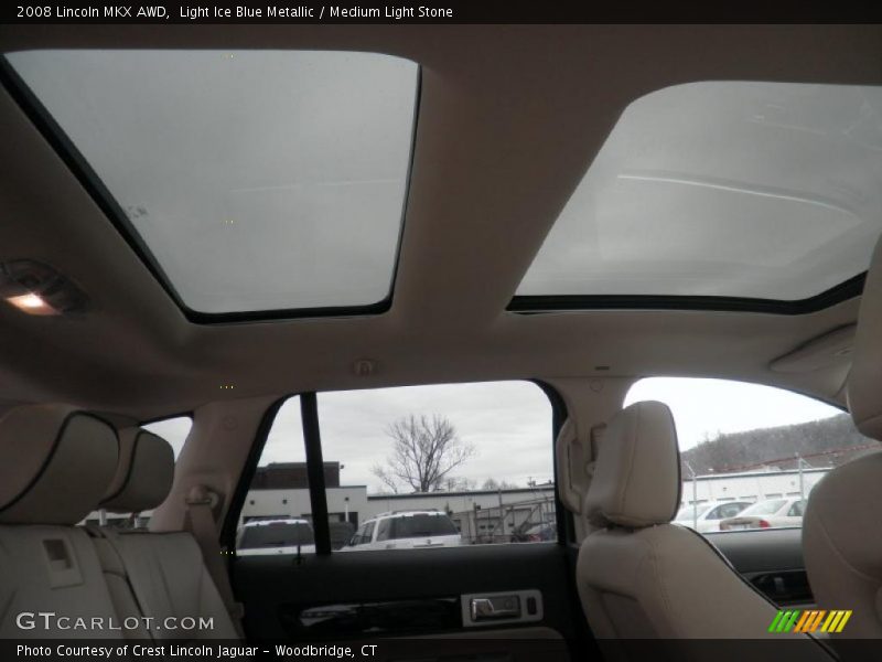 Light Ice Blue Metallic / Medium Light Stone 2008 Lincoln MKX AWD