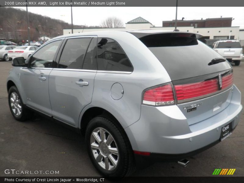 Light Ice Blue Metallic / Medium Light Stone 2008 Lincoln MKX AWD