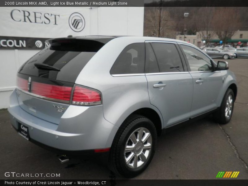 Light Ice Blue Metallic / Medium Light Stone 2008 Lincoln MKX AWD