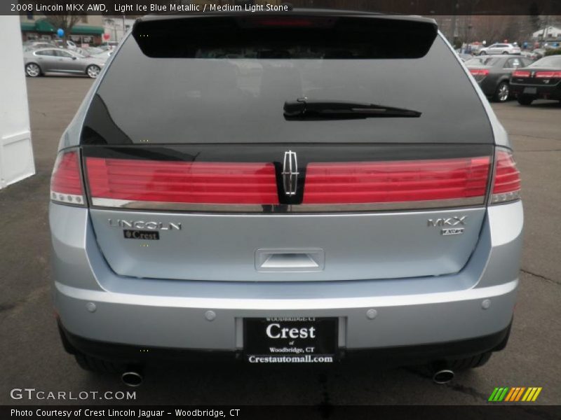 Light Ice Blue Metallic / Medium Light Stone 2008 Lincoln MKX AWD
