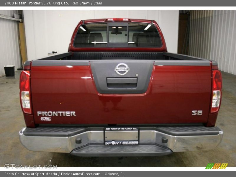Red Brawn / Steel 2008 Nissan Frontier SE V6 King Cab