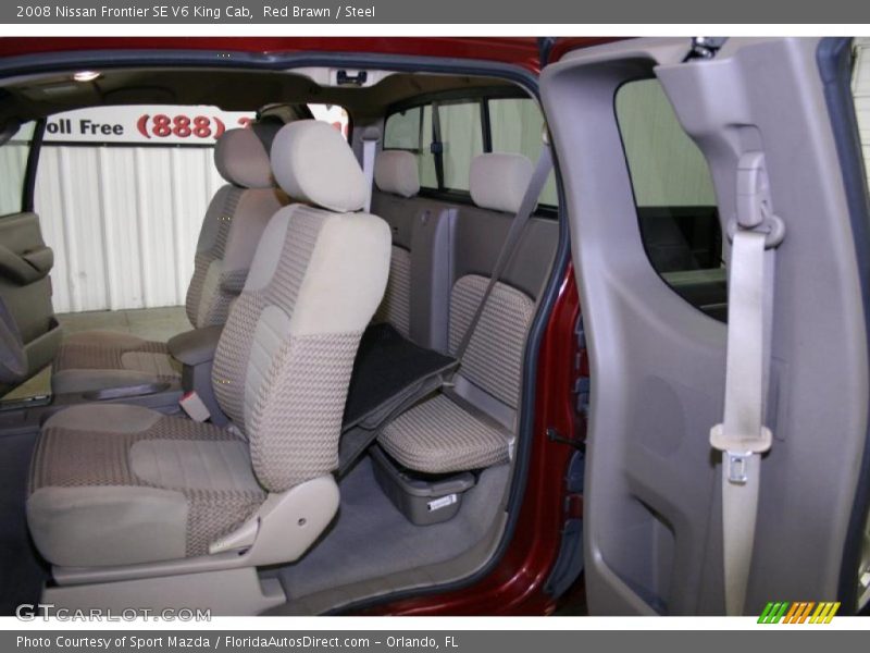 Red Brawn / Steel 2008 Nissan Frontier SE V6 King Cab