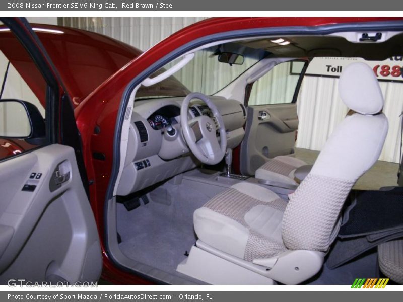 Red Brawn / Steel 2008 Nissan Frontier SE V6 King Cab