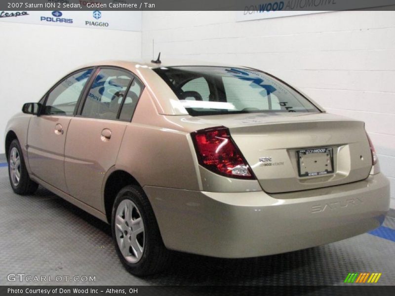 Golden Cashmere / Tan 2007 Saturn ION 2 Sedan