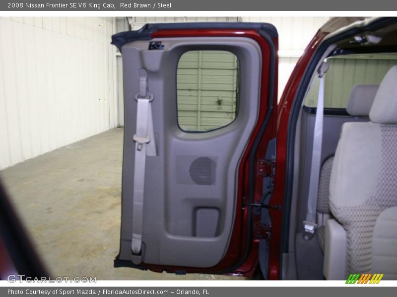 Red Brawn / Steel 2008 Nissan Frontier SE V6 King Cab
