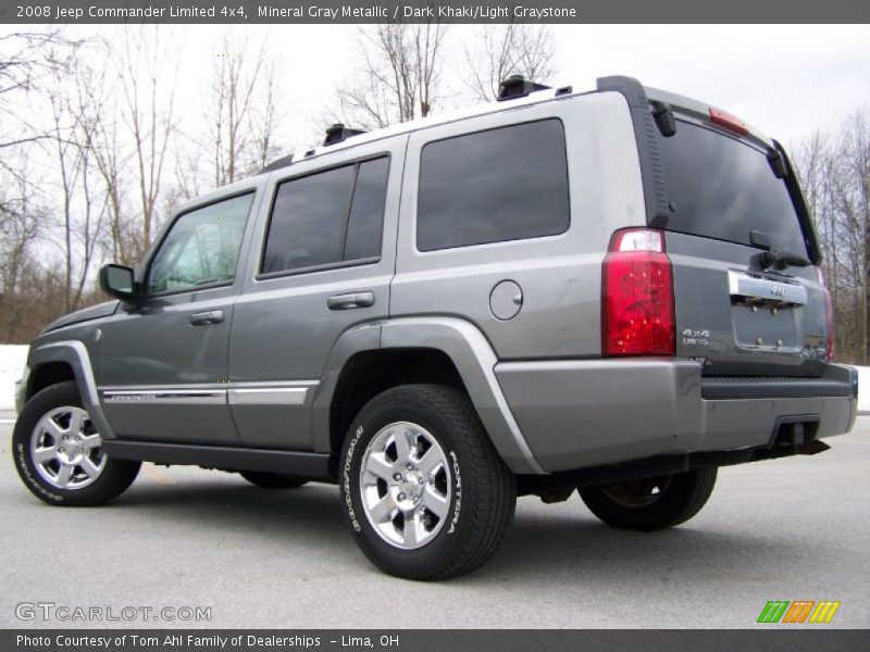 Mineral Gray Metallic / Dark Khaki/Light Graystone 2008 Jeep Commander Limited 4x4