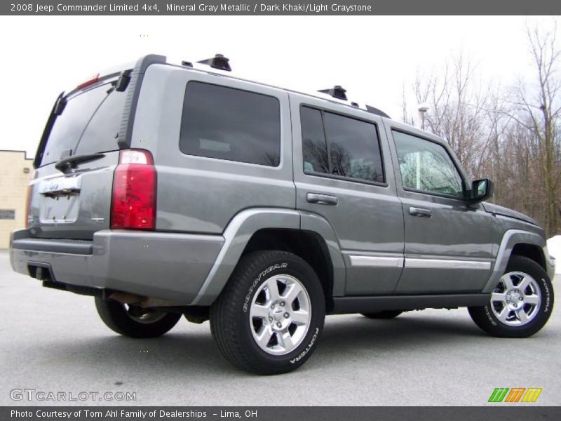 Mineral Gray Metallic / Dark Khaki/Light Graystone 2008 Jeep Commander Limited 4x4