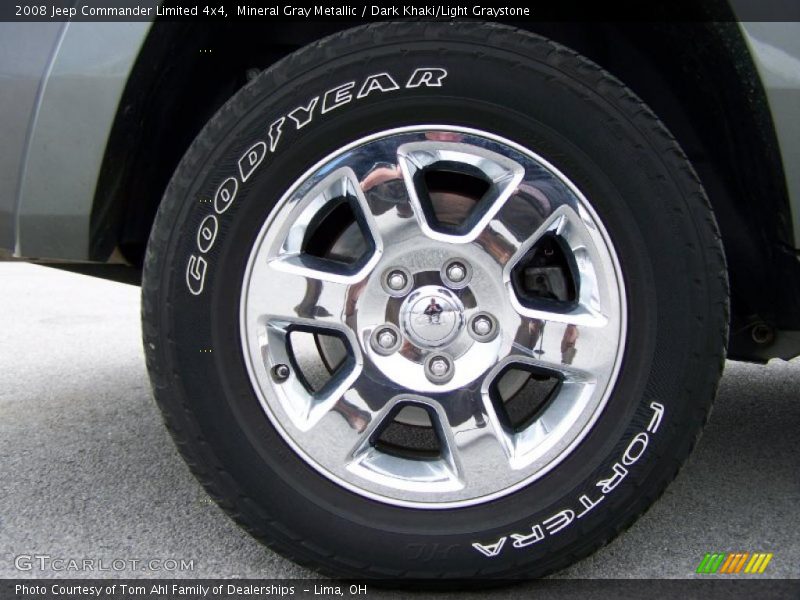 Mineral Gray Metallic / Dark Khaki/Light Graystone 2008 Jeep Commander Limited 4x4