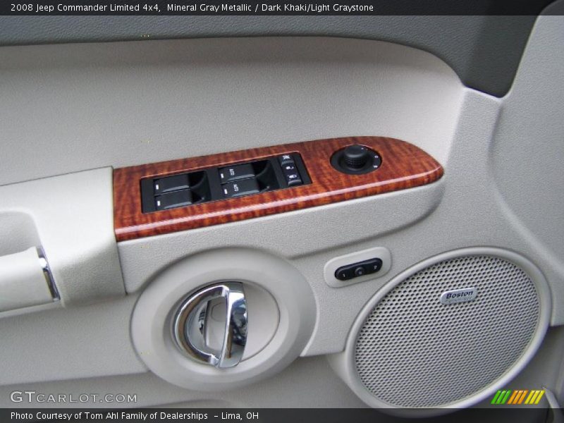 Mineral Gray Metallic / Dark Khaki/Light Graystone 2008 Jeep Commander Limited 4x4