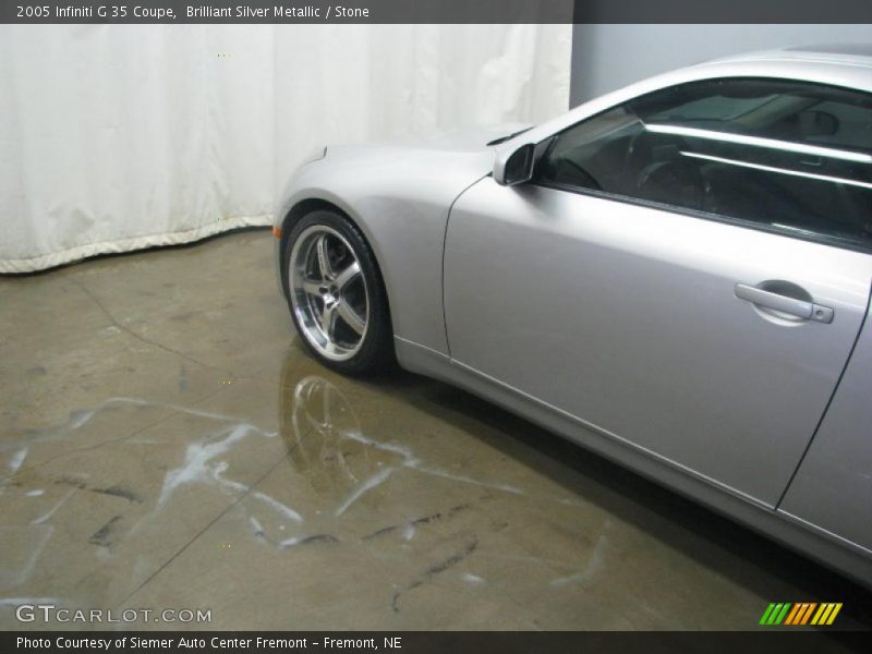 Brilliant Silver Metallic / Stone 2005 Infiniti G 35 Coupe