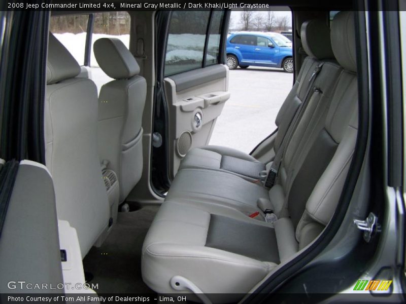 Mineral Gray Metallic / Dark Khaki/Light Graystone 2008 Jeep Commander Limited 4x4