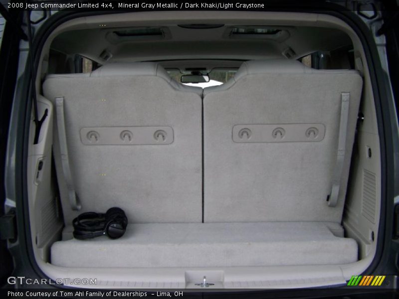 Mineral Gray Metallic / Dark Khaki/Light Graystone 2008 Jeep Commander Limited 4x4
