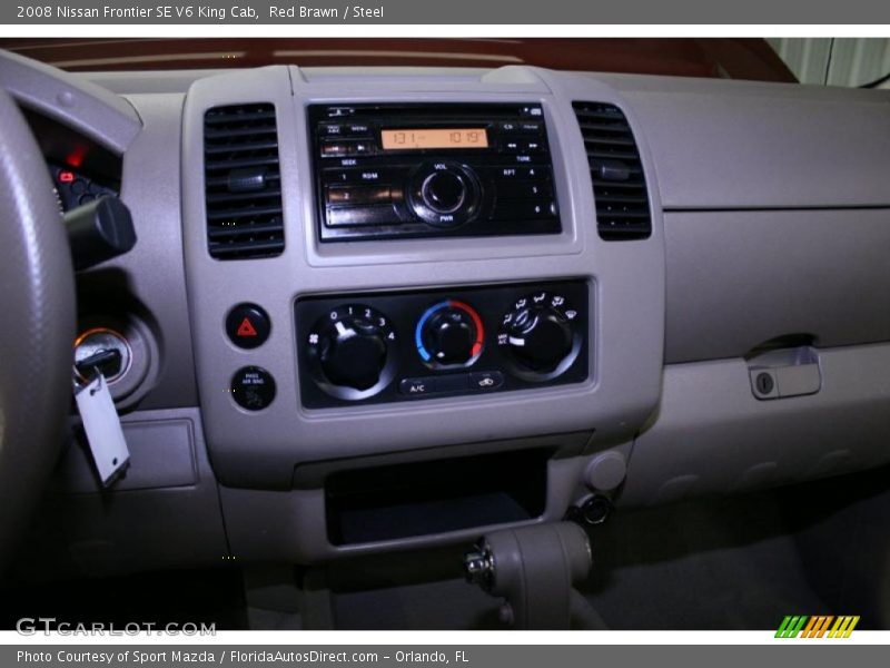 Red Brawn / Steel 2008 Nissan Frontier SE V6 King Cab