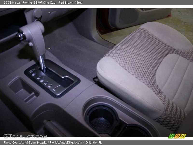 Red Brawn / Steel 2008 Nissan Frontier SE V6 King Cab