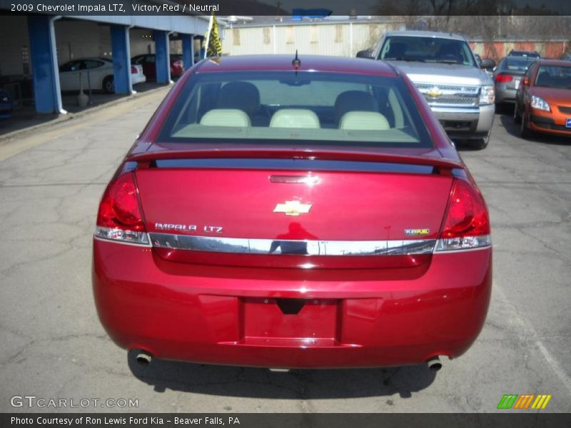 Victory Red / Neutral 2009 Chevrolet Impala LTZ