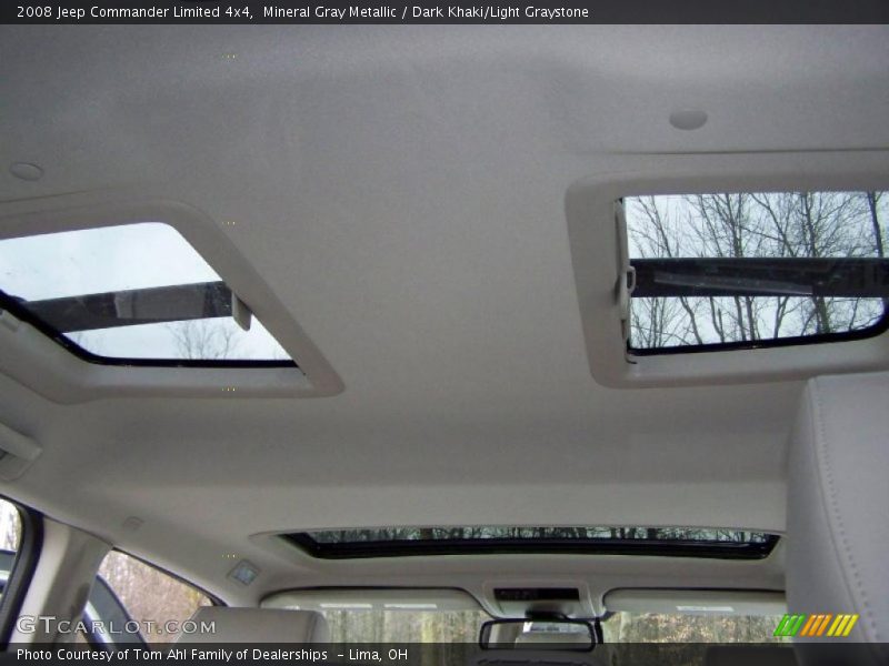 Mineral Gray Metallic / Dark Khaki/Light Graystone 2008 Jeep Commander Limited 4x4