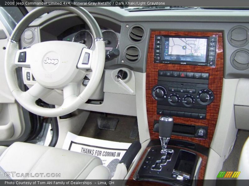 Mineral Gray Metallic / Dark Khaki/Light Graystone 2008 Jeep Commander Limited 4x4