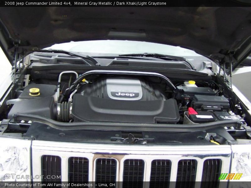 Mineral Gray Metallic / Dark Khaki/Light Graystone 2008 Jeep Commander Limited 4x4