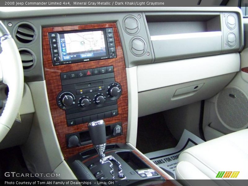 Mineral Gray Metallic / Dark Khaki/Light Graystone 2008 Jeep Commander Limited 4x4