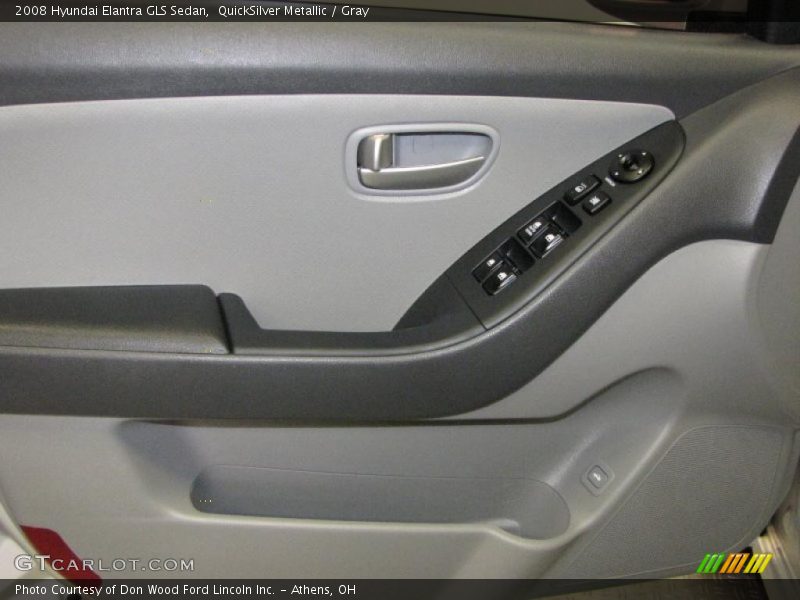 QuickSilver Metallic / Gray 2008 Hyundai Elantra GLS Sedan