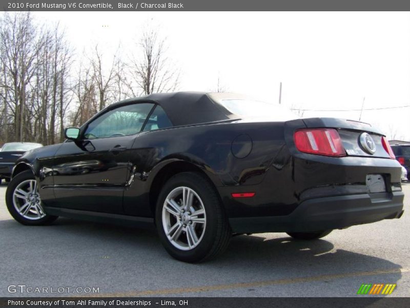 Black / Charcoal Black 2010 Ford Mustang V6 Convertible