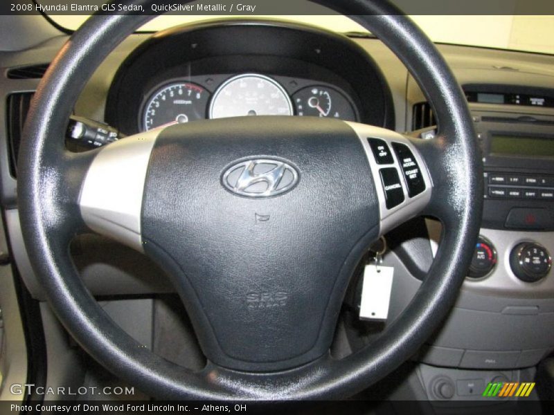QuickSilver Metallic / Gray 2008 Hyundai Elantra GLS Sedan