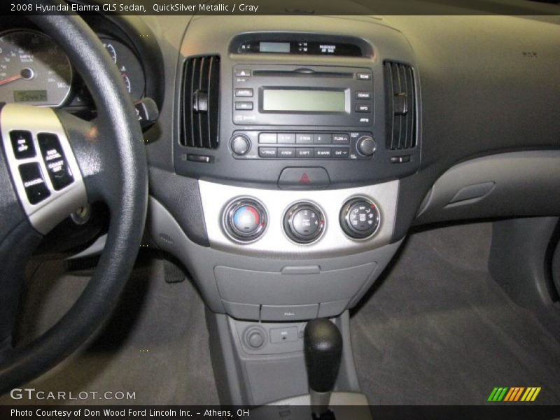 QuickSilver Metallic / Gray 2008 Hyundai Elantra GLS Sedan