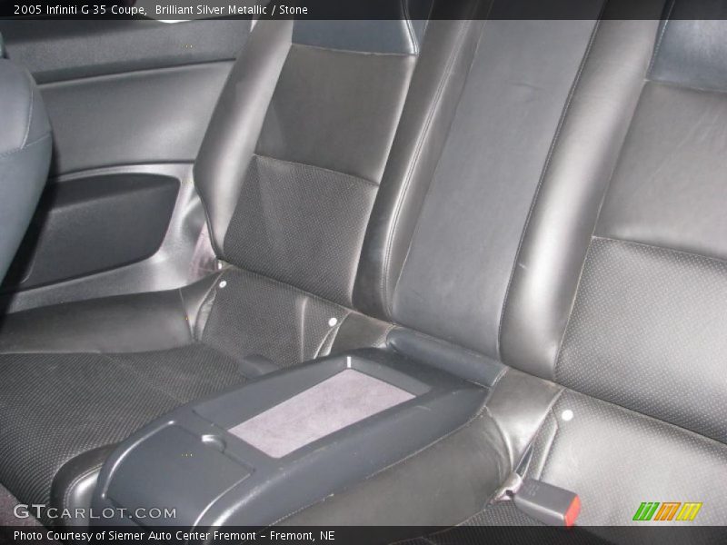 Brilliant Silver Metallic / Stone 2005 Infiniti G 35 Coupe