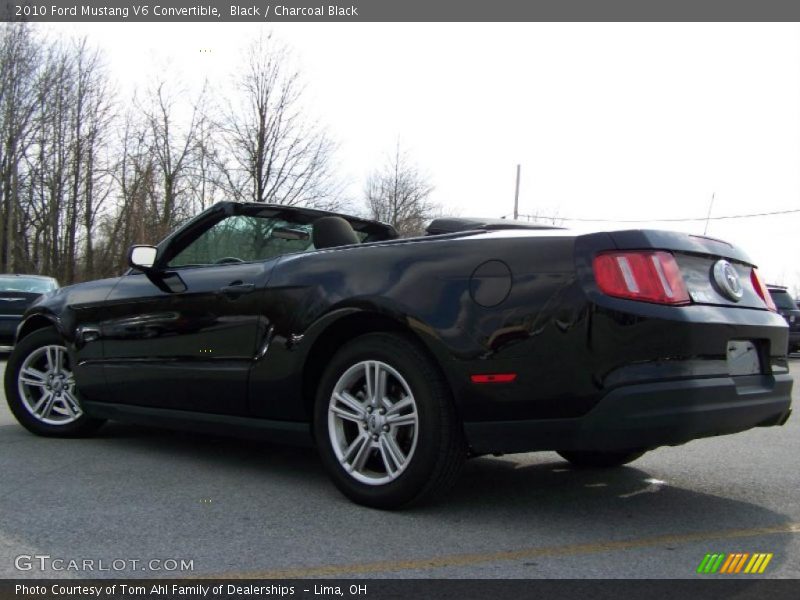 Black / Charcoal Black 2010 Ford Mustang V6 Convertible