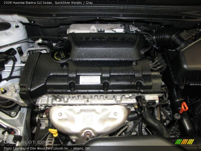 QuickSilver Metallic / Gray 2008 Hyundai Elantra GLS Sedan