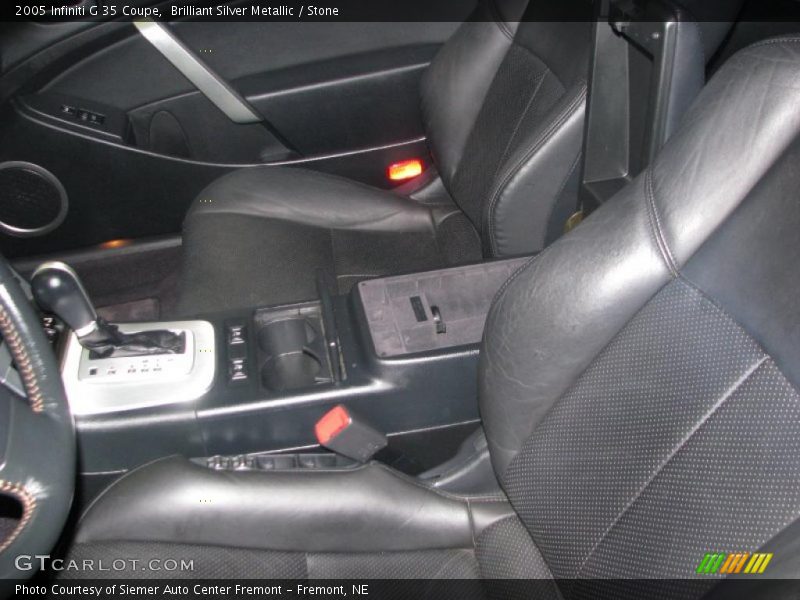 Brilliant Silver Metallic / Stone 2005 Infiniti G 35 Coupe