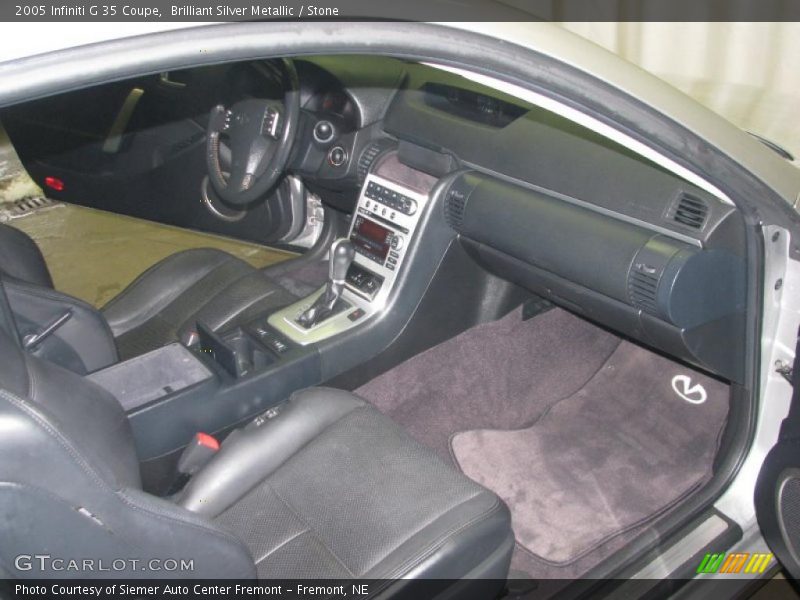 Brilliant Silver Metallic / Stone 2005 Infiniti G 35 Coupe