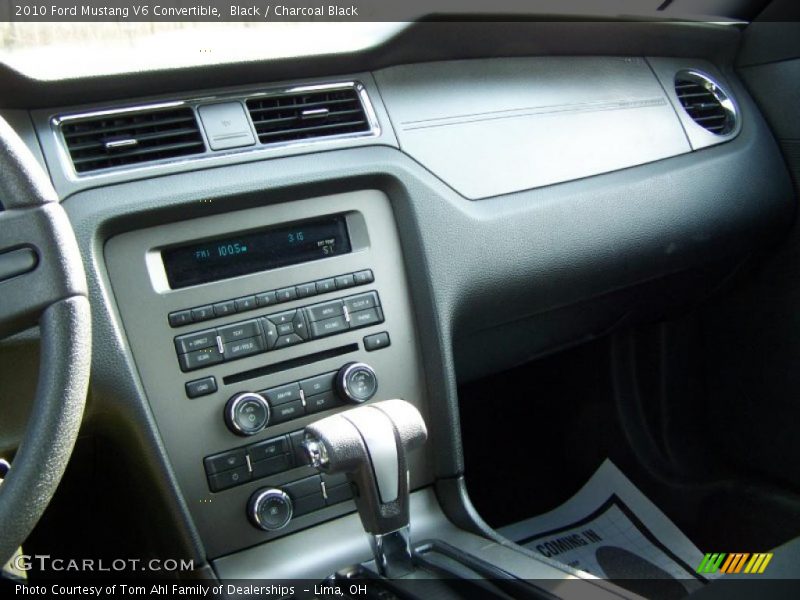 Black / Charcoal Black 2010 Ford Mustang V6 Convertible
