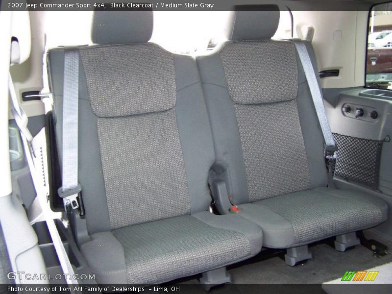 Black Clearcoat / Medium Slate Gray 2007 Jeep Commander Sport 4x4