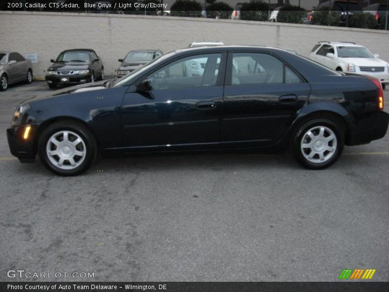 Blue Onyx / Light Gray/Ebony 2003 Cadillac CTS Sedan