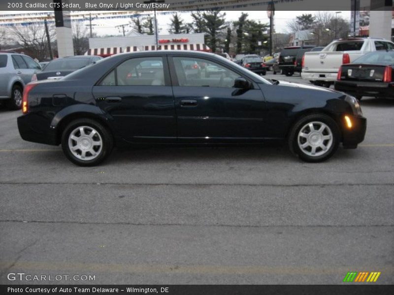 Blue Onyx / Light Gray/Ebony 2003 Cadillac CTS Sedan