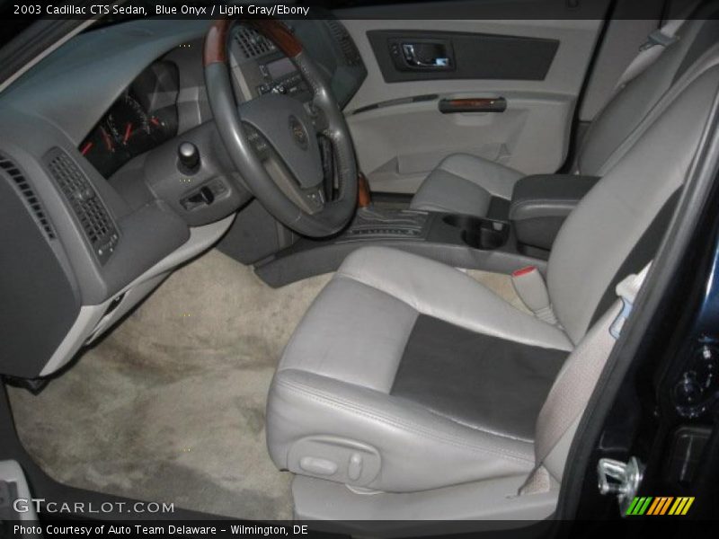 Blue Onyx / Light Gray/Ebony 2003 Cadillac CTS Sedan
