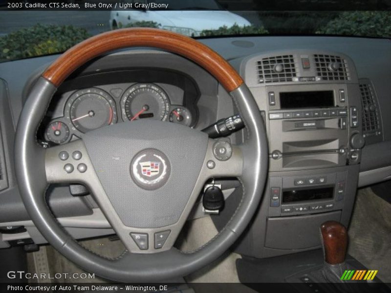 Blue Onyx / Light Gray/Ebony 2003 Cadillac CTS Sedan