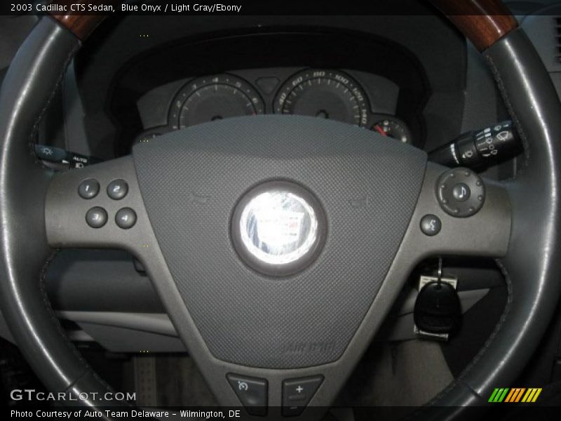 Blue Onyx / Light Gray/Ebony 2003 Cadillac CTS Sedan
