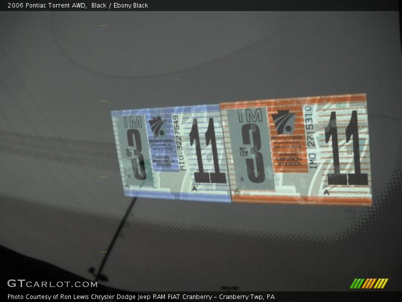 Black / Ebony Black 2006 Pontiac Torrent AWD
