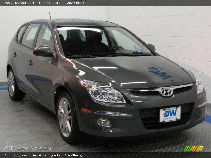 Carbon Gray / Black 2009 Hyundai Elantra Touring