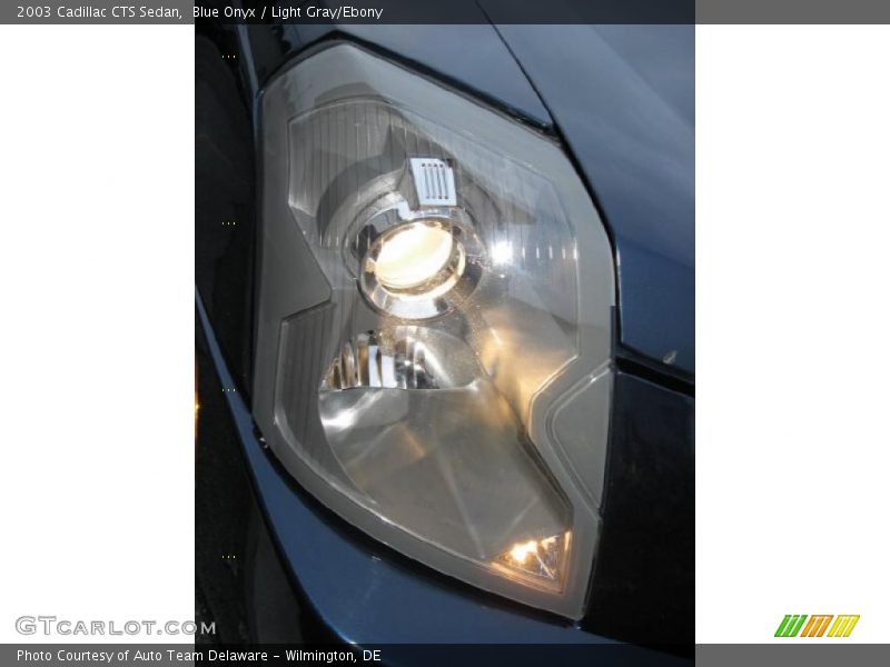 Blue Onyx / Light Gray/Ebony 2003 Cadillac CTS Sedan