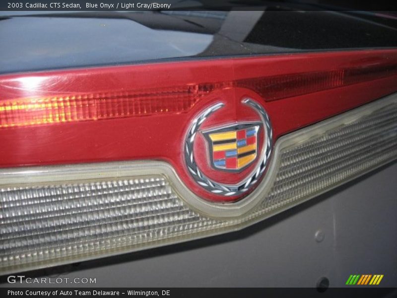 Blue Onyx / Light Gray/Ebony 2003 Cadillac CTS Sedan